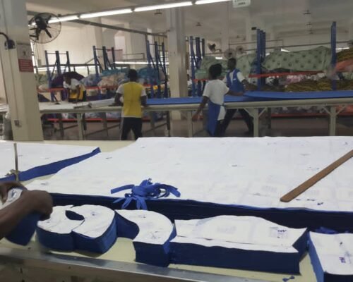 Fashion students industrial tour to UNI-JAY Company Ltd in Kumasi